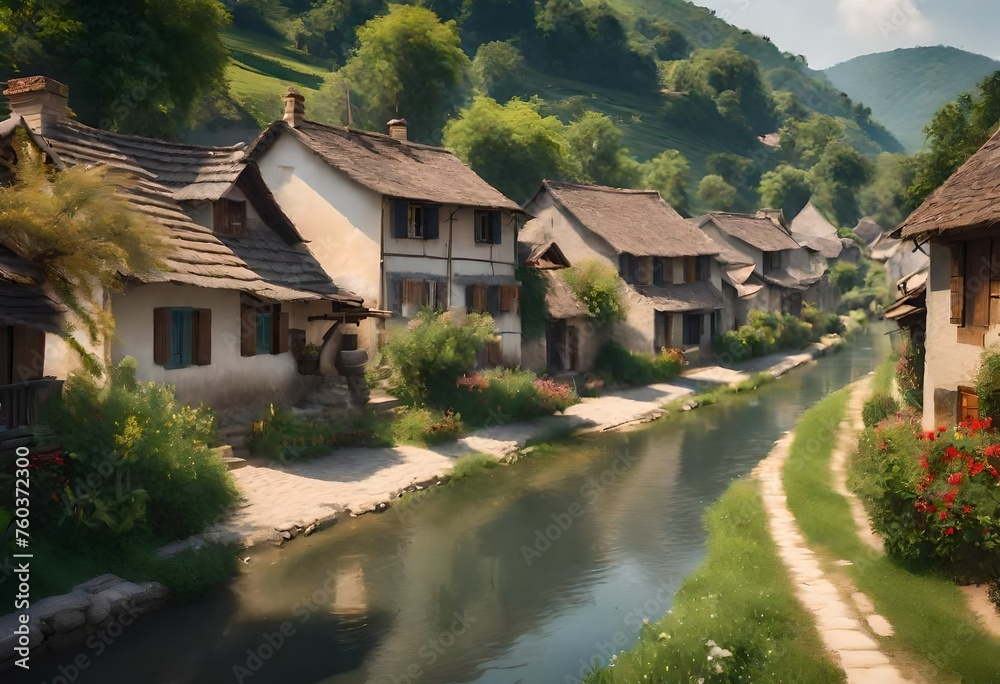 village on the river