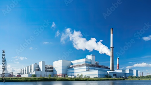 manufacturing power factory building illustration production facility, construction industrial, automation technology manufacturing power factory building
