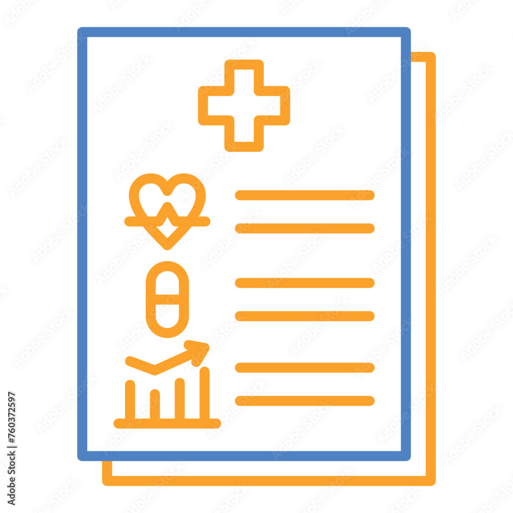 Obraz premium Report Icon