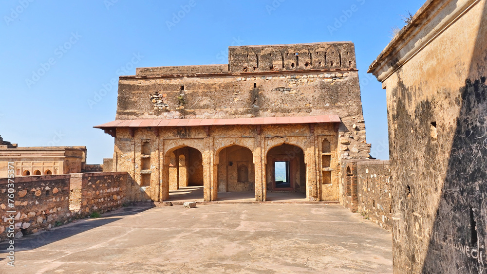 Interior of Garh Kundar fort, Madhya Pradesh, India