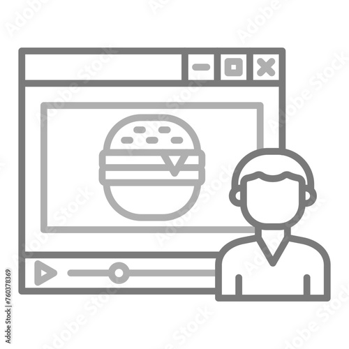 Food blogger Icon