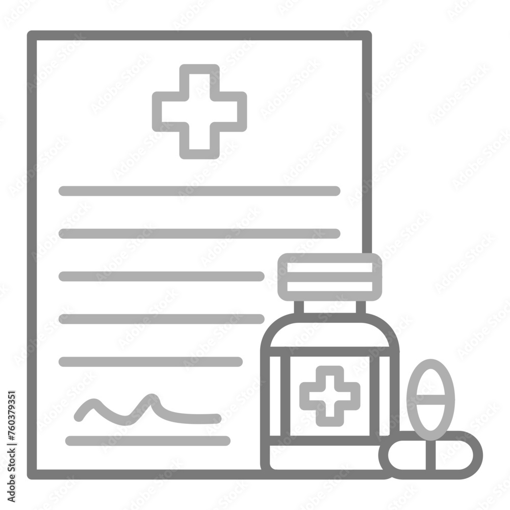Obraz premium Prescription Icon