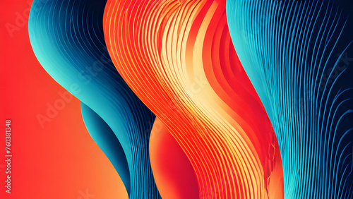 Diseño de fondo abstracto colorido, ondas coloridas, transforma cualquier habitación con ondas dinámicas de arte en color, agregando un toque moderno y artístico a tus diseños o creaciones, fondo abst