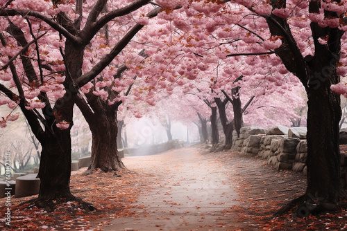 cherry blossoms in fall © Robby