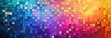 Colorful pixel dots mosaic background