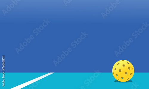 Simple pickleball background design for any media	