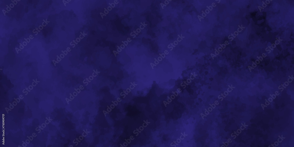 Stain artistic hand-painted dark blue grunge texture, Smoke in the dark blue texture, watercolor background concept design background with smoke, watercolor painted mottled blue background.