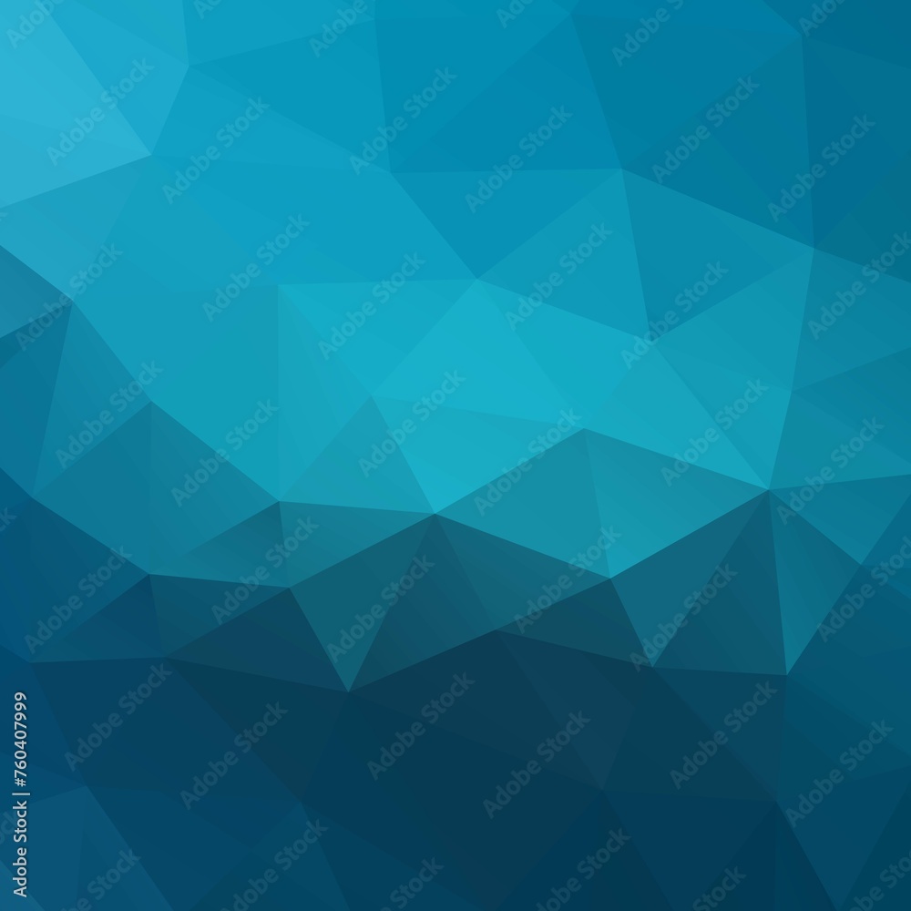 Modern Blue Polygonal Background