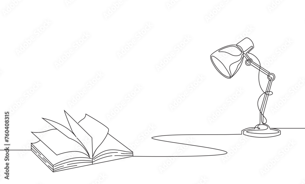 line art of study lamp and stack of books.vector eps 10 line art of study lamp and stack of books.vector eps 10