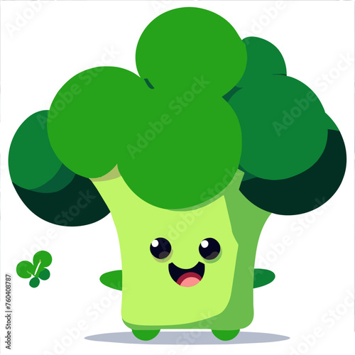 Broccoli's adorable appearance sprouts amidst nature's verdant embrace.