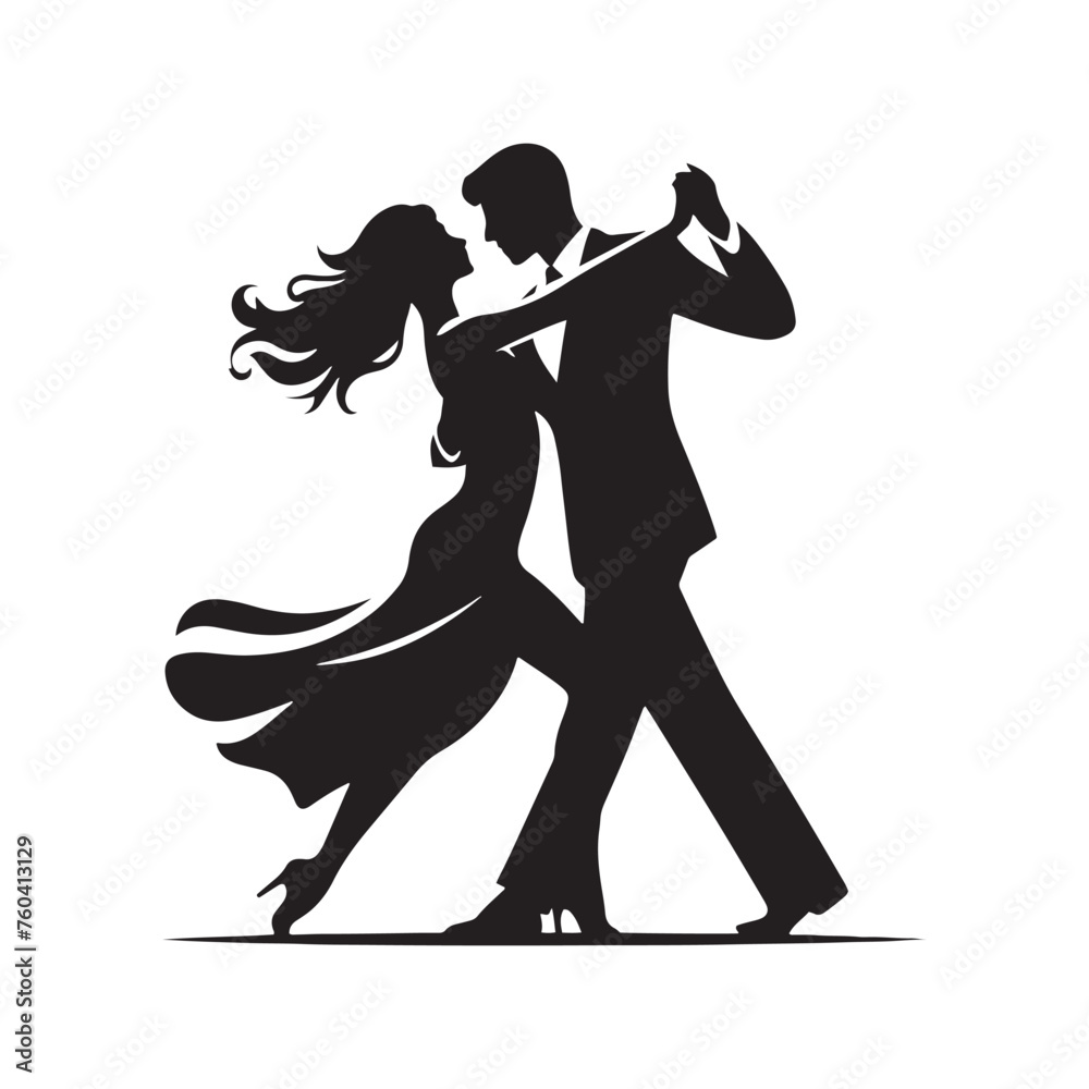 Romantic Dancing Couple Silhouette Vector Set for Elegant Designs and Love-themed Projects. Dancing couple Illustration. Romantic Dancing Couple Silhouette Vector Set for Elegant Designs and Love-themed Projects. Dancing couple Illustration.