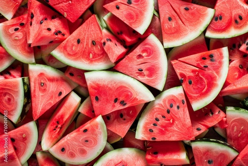watermelon summer Fruit background top view Freshness of juicy for Decoration Smoothie food menu