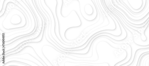 Abstract white luxury paper cut banner concept .abstract wavy line 3d paper cut white background texture .white wave paper curved reliefs background design .