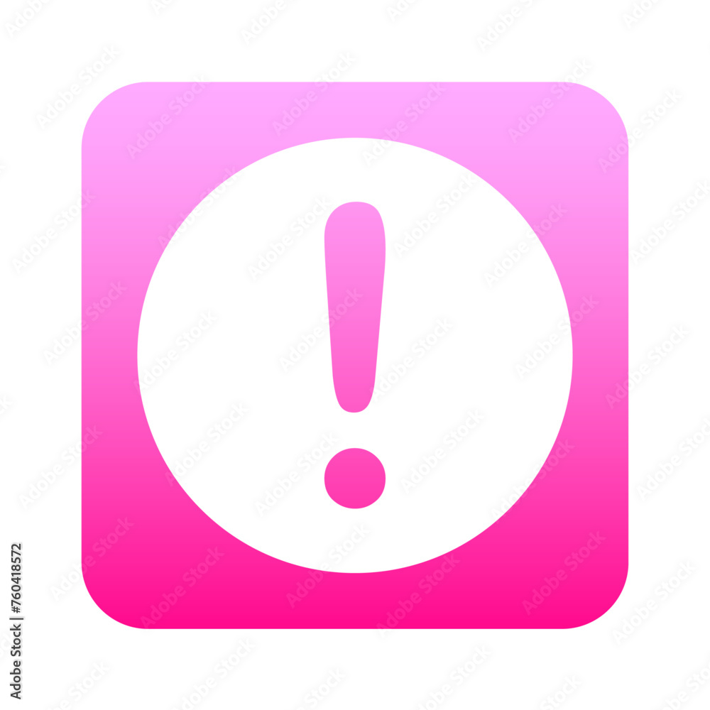 vector pink exclamation mark icon gradient vector pink exclamation mark icon gradient