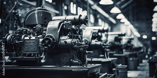 Old Industrial Machines Symbols Enduring Craftsmanship 2