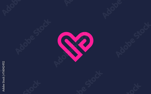 Letter g with heart logo icon design vector design template inspiration