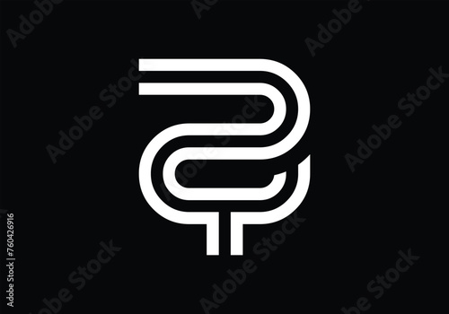 Elegant initial letter ZY, YZ logo vector, Creative Lettering Logo Vector Illustration.