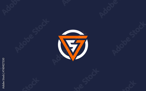 letter gs logo icon design vector design template inspiration