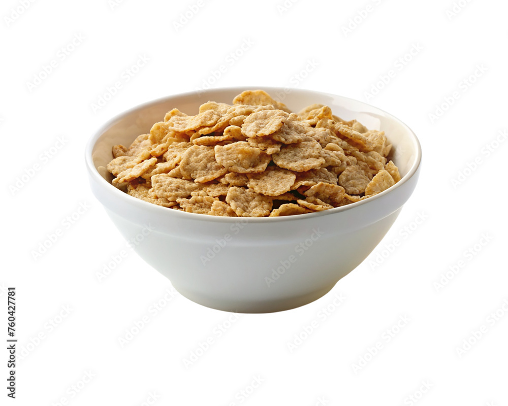 Bowl of corn flakes cereal. isolated on transparent background. Bowl of corn flakes cereal. isolated on transparent background.