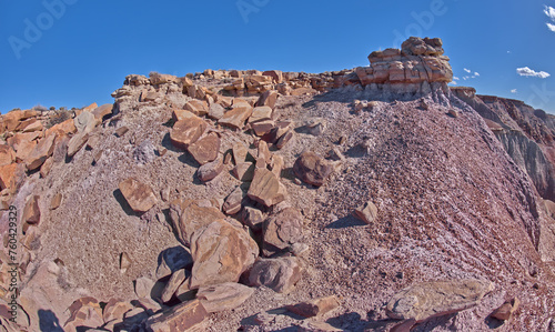 Crumbling Cliffs at Petrified Forest AZ