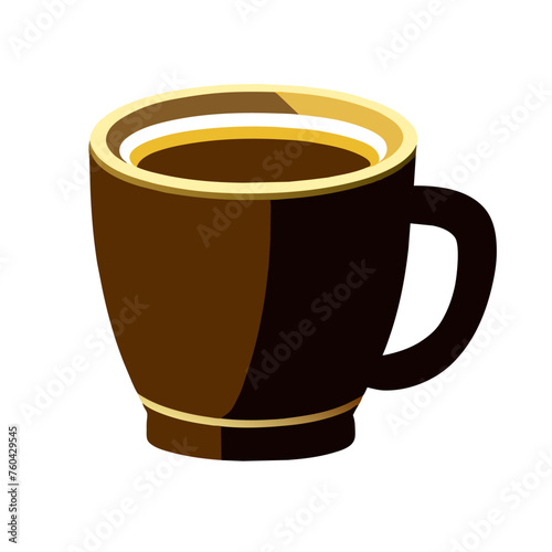A steaming cup of coffee, perfect for a morning pick-me-up.