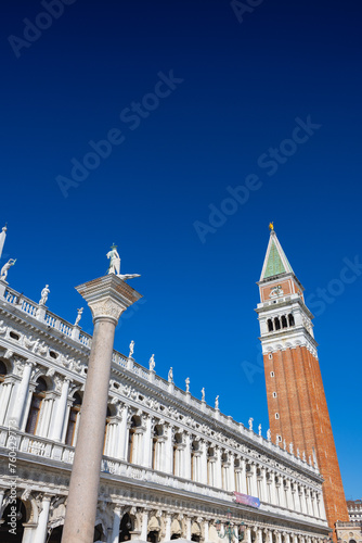 Detail of famous architecture in San Marco Square