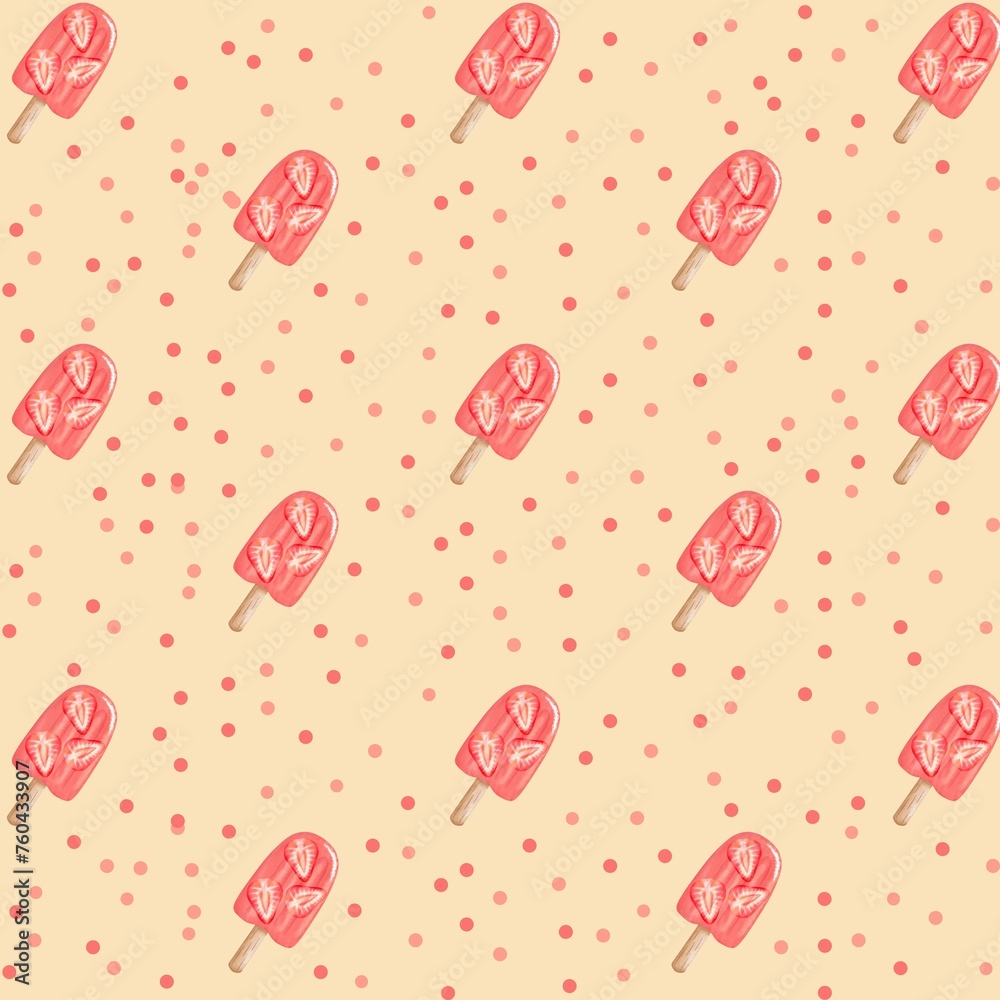 ice cream seamless pattern ice cream seamless pattern