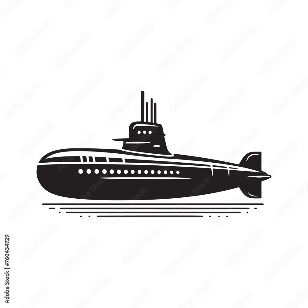 Deep Dive Explorers: Submarine Silhouette Vector for Underwater Adventures and Ocean Exploration Designs, Submarine illustration. Deep Dive Explorers: Submarine Silhouette Vector for Underwater Adventures and Ocean Exploration Designs, Submarine illustration.