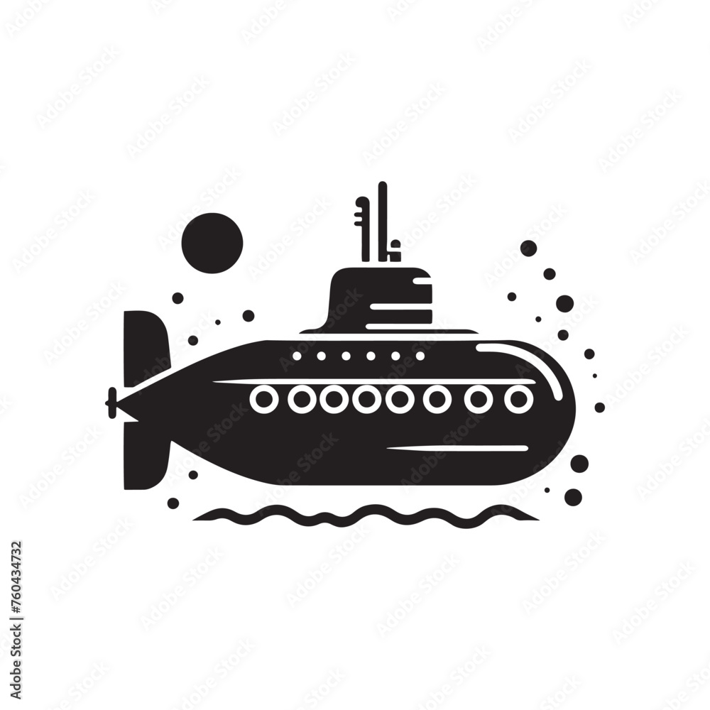 Deep Dive Explorers: Submarine Silhouette Vector for Underwater Adventures and Ocean Exploration Designs, Submarine illustration. Deep Dive Explorers: Submarine Silhouette Vector for Underwater Adventures and Ocean Exploration Designs, Submarine illustration.