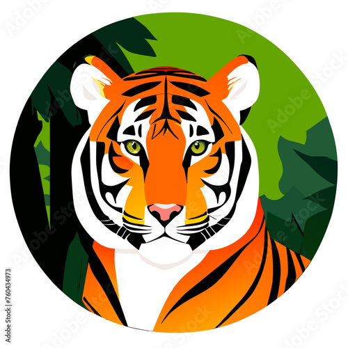 Tigers are solitary and territorial animals that live in forests and grasslands.