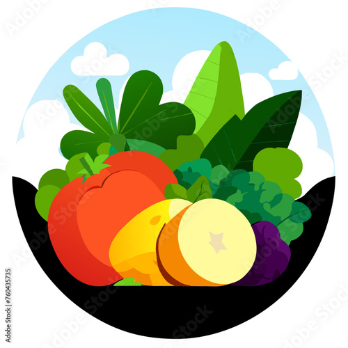 Freshly picked vegetables arranged in vibrant hues and textures.