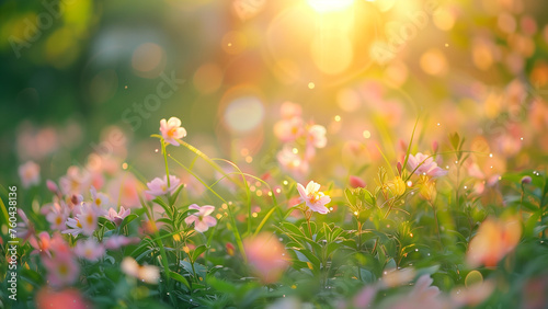 Embracing Warmth: A Colorful Spring Morning in the Meadow © DY