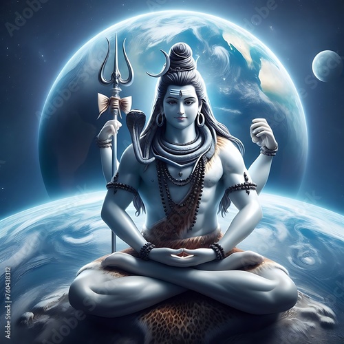 Lord Shiva Portrait photo