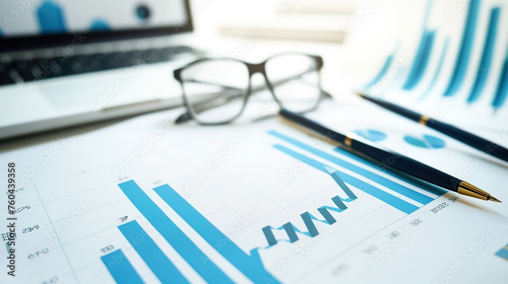 Obraz premium Business Financial Report