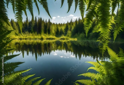 trees on the lake © Ushtar