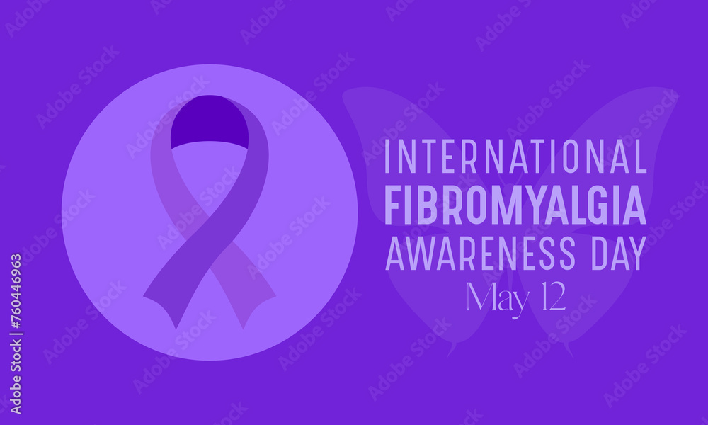 International Fibromyalgia Awareness Day, May 12. Vector illustration