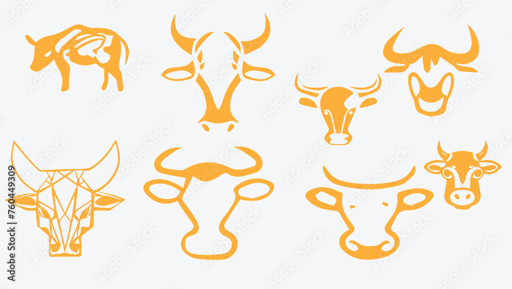 set of cow set of cow