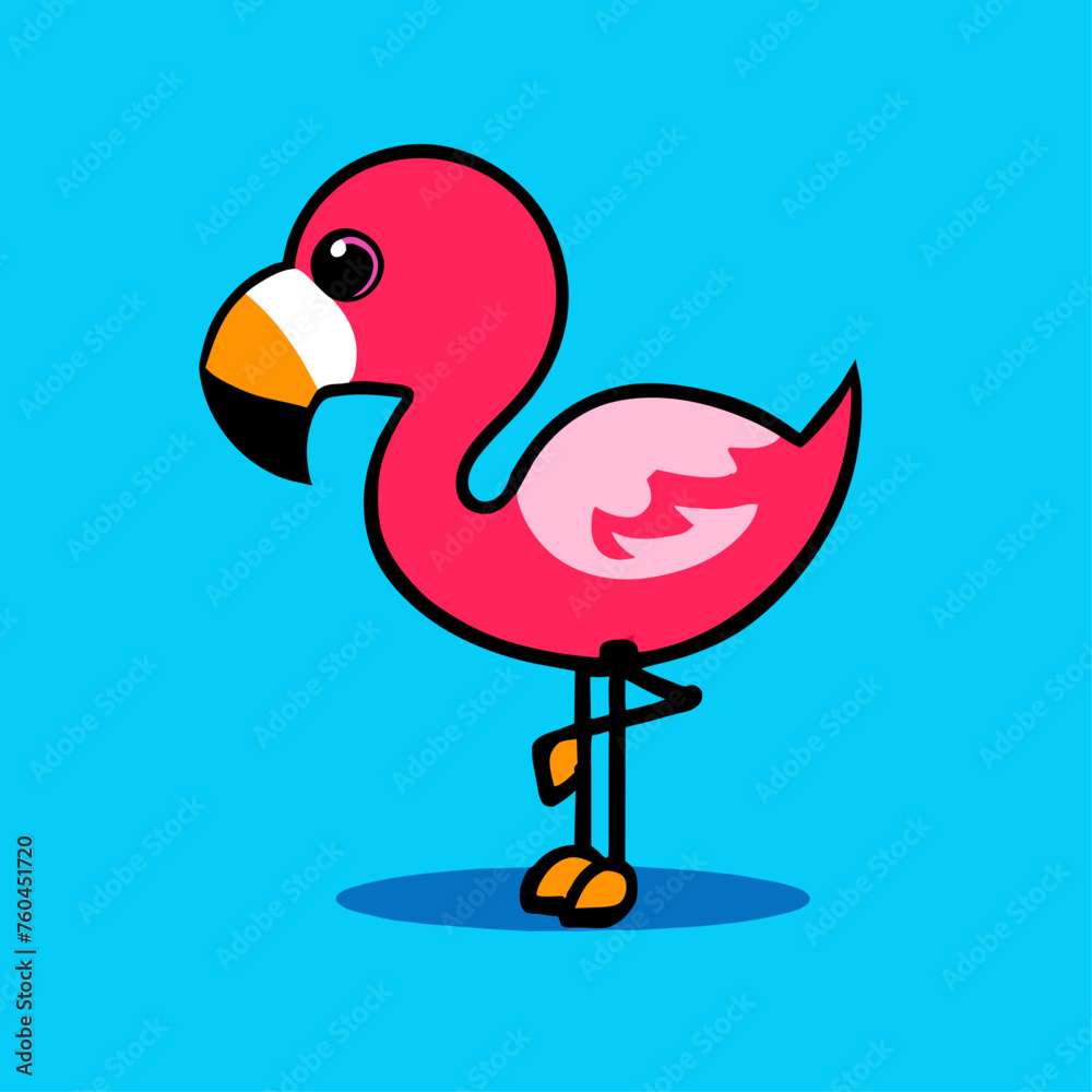 trend flamingo simple Design illustration trend flamingo simple Design illustration