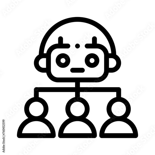 assisting line icon
