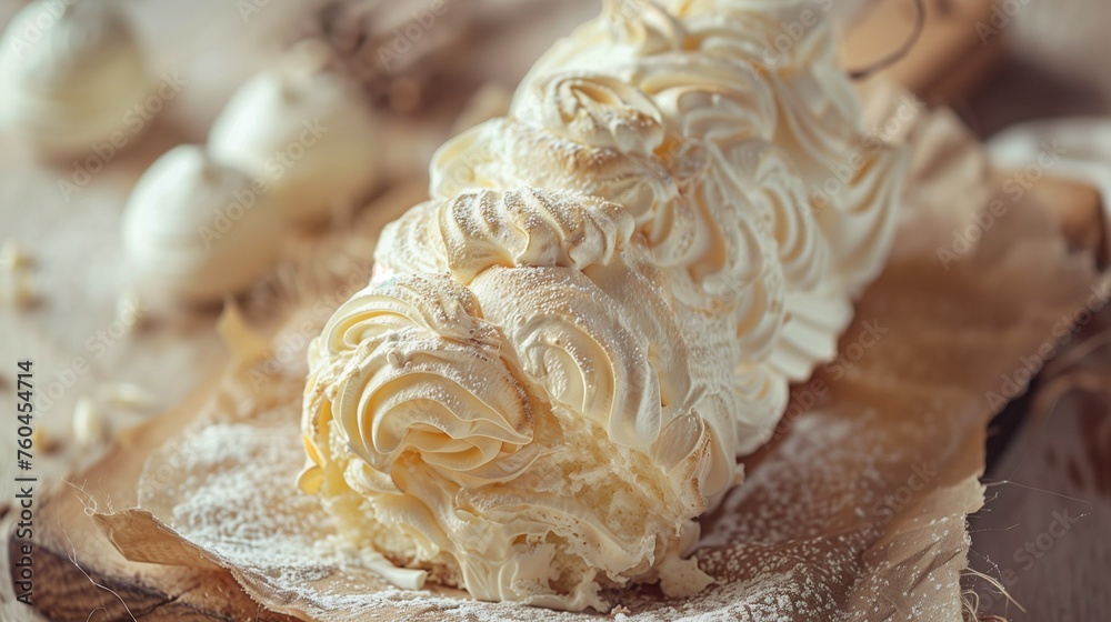 meringue roll whipped airy beauty dessert meringue roll whipped airy beauty dessert