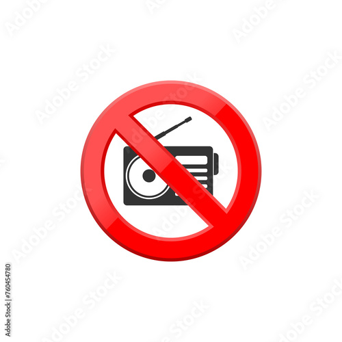No radio and music sign icon isolated on transparent background Free Download No radio and music sign icon isolated on transparent background - GFXLoad