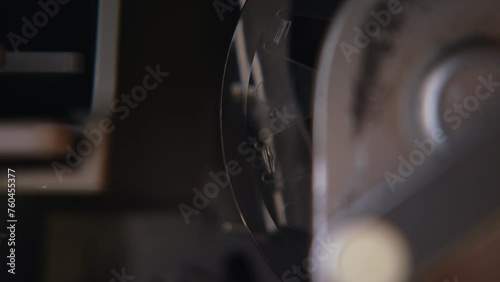 Microfilm machine library archive investigation