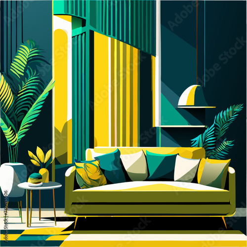 trend interiors simple Design illustration