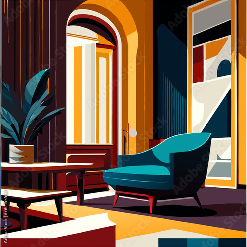 trend interiors simple Design illustration