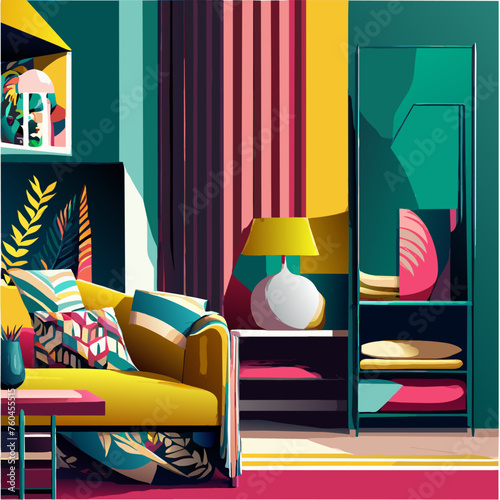trend interiors simple Design illustration