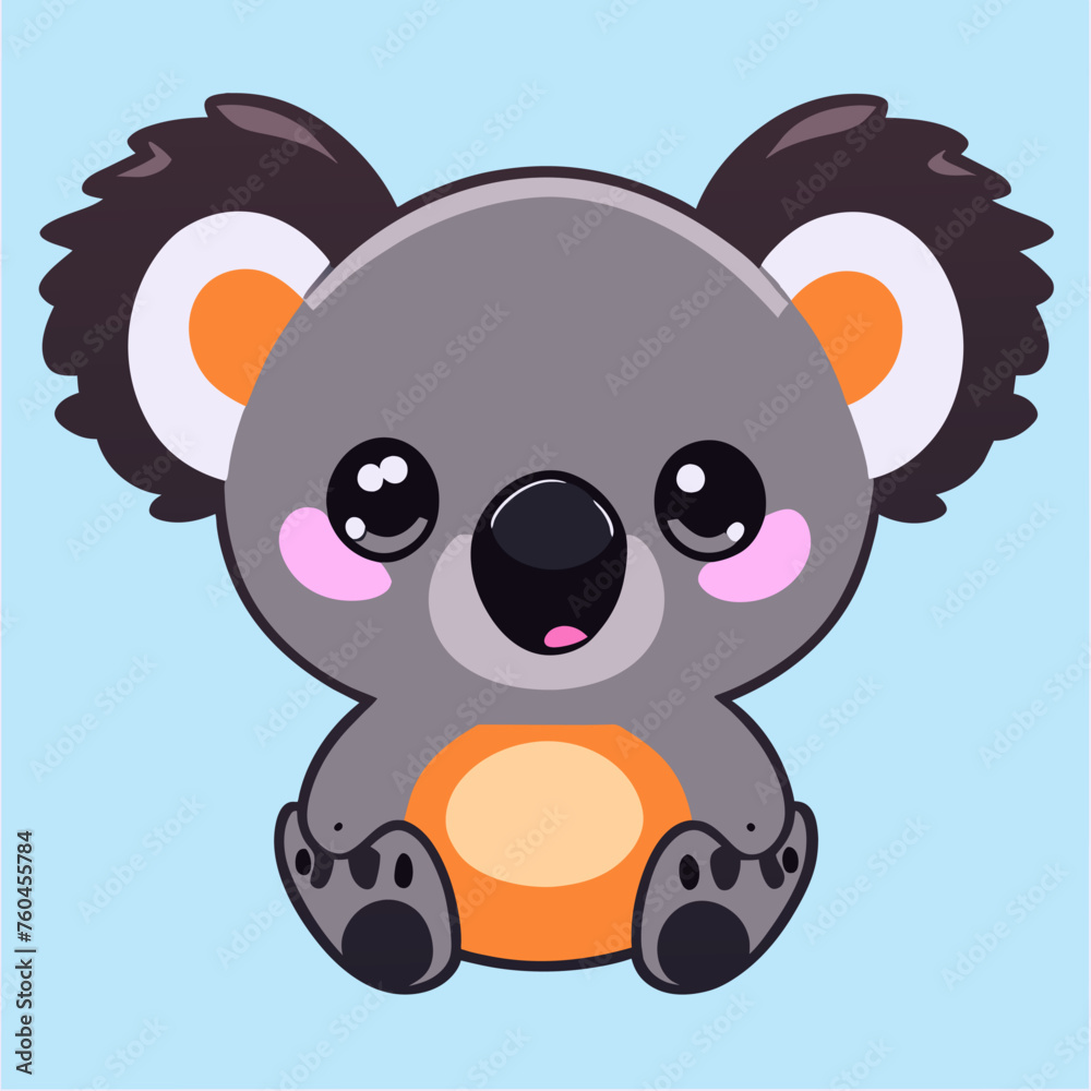 Obraz premium trend koala simple Design illustration
