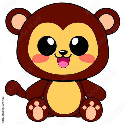 trend orangutan simple Design illustration