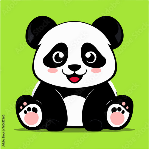 trend pandas cute simple Design illustration