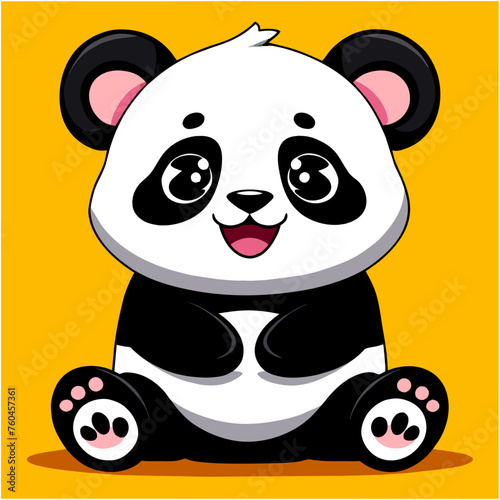 trend pandas cute simple Design illustration