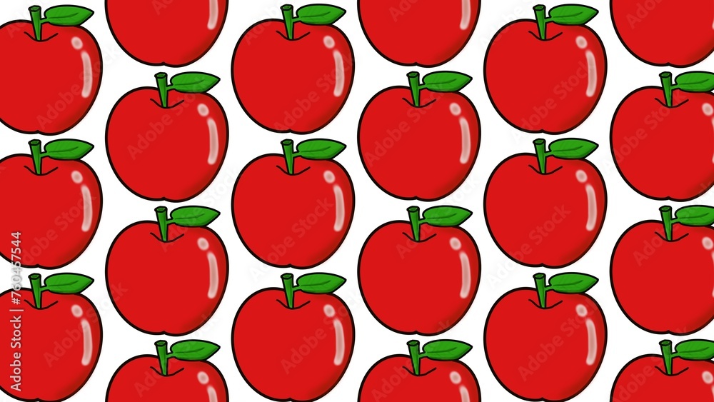 seamless pattern with apples seamless pattern with apples